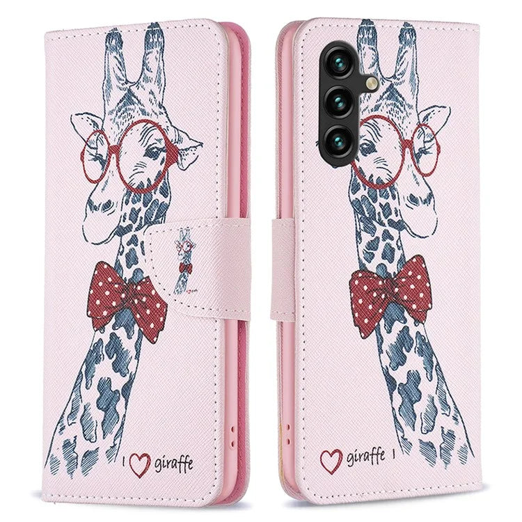 For Samsung Galaxy A35 5G Phone Case PU Leather Pattern Wallet Cover