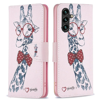 For Samsung Galaxy A35 5G Phone Case PU Leather Pattern Wallet Cover