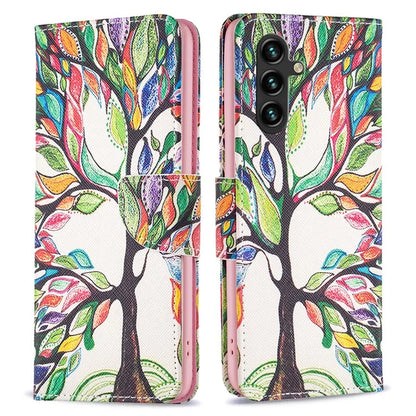 For Samsung Galaxy A35 5G Phone Case PU Leather Pattern Wallet Cover