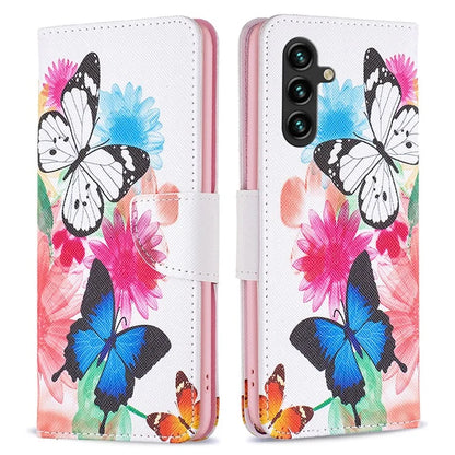 For Samsung Galaxy A35 5G Phone Case PU Leather Pattern Wallet Cover