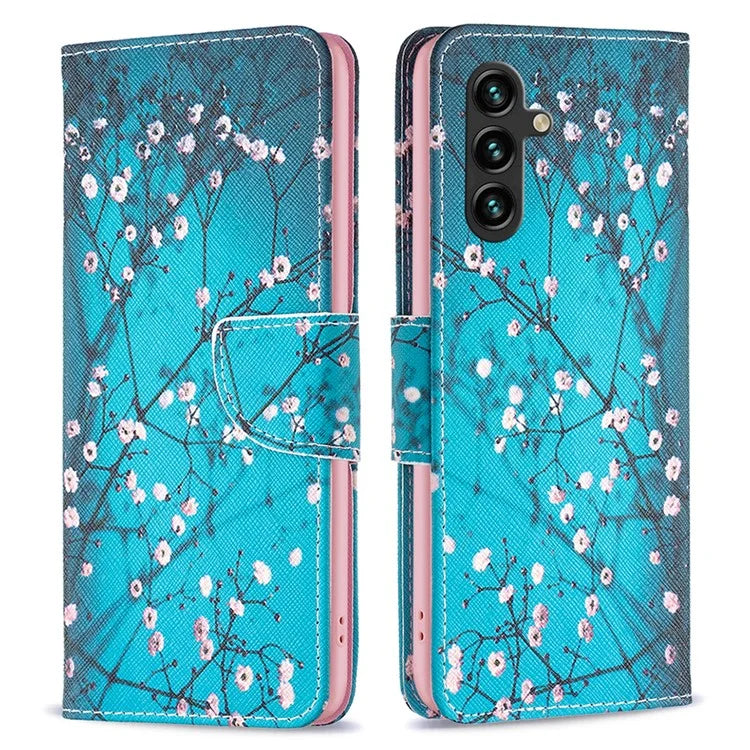 For Samsung Galaxy A35 5G Phone Case PU Leather Pattern Wallet Cover