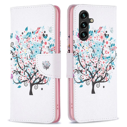 For Samsung Galaxy A35 5G Phone Case PU Leather Pattern Wallet Cover