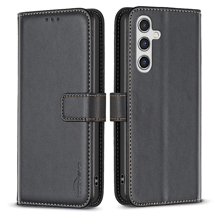 BINFEN COLOR BF17 For Samsung Galaxy A35 5G Case Wallet Leather Phone Cover