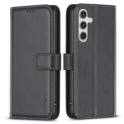 BINFEN COLOR BF17 For Samsung Galaxy A35 5G Case Wallet Leather Phone Cover