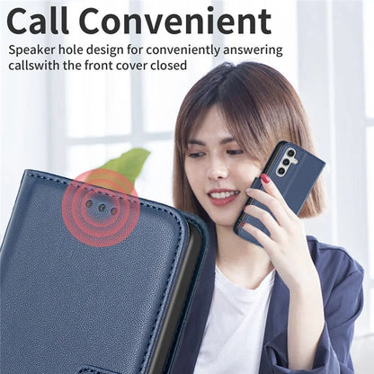 BINFEN COLOR BF17 For Samsung Galaxy A35 5G Case Wallet Leather Phone Cover