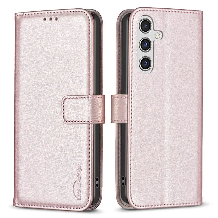 BINFEN COLOR BF17 For Samsung Galaxy A35 5G Case Wallet Leather Phone Cover