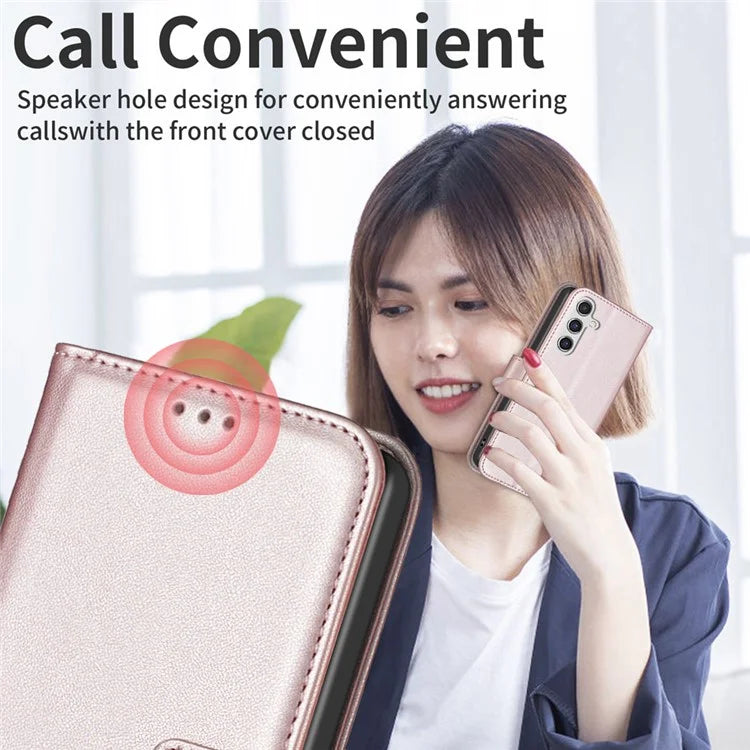 BINFEN COLOR BF17 For Samsung Galaxy A35 5G Case Wallet Leather Phone Cover