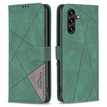 BINFEN COLOR BF05 For Samsung Galaxy A35 5G Case Wallet Imprinted Leather Phone Cover
