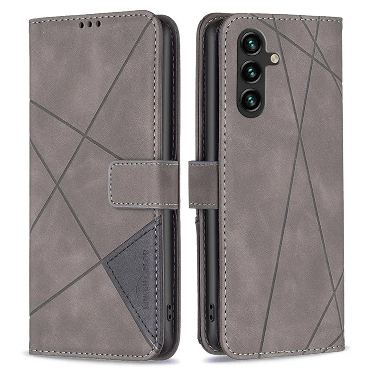 BINFEN COLOR BF05 For Samsung Galaxy A35 5G Case Wallet Imprinted Leather Phone Cover
