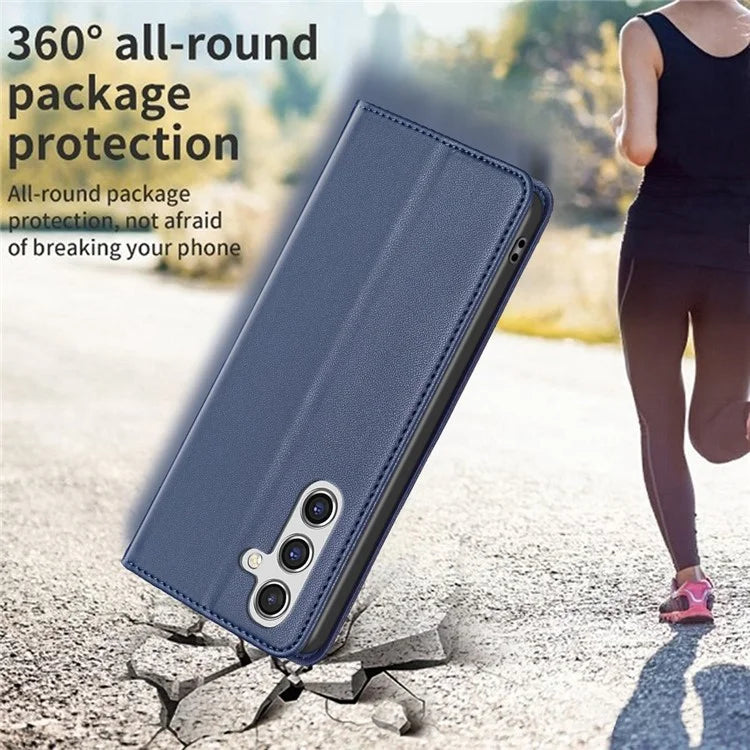 BINFEN COLOR BF18 For Samsung Galaxy A35 5G Case PU Leather Card Holder Cover