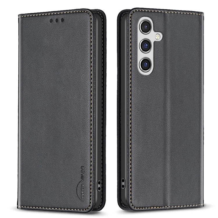 BINFEN COLOR BF18 For Samsung Galaxy A35 5G Case PU Leather Card Holder Cover
