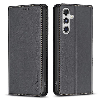 BINFEN COLOR BF18 For Samsung Galaxy A35 5G Case PU Leather Card Holder Cover