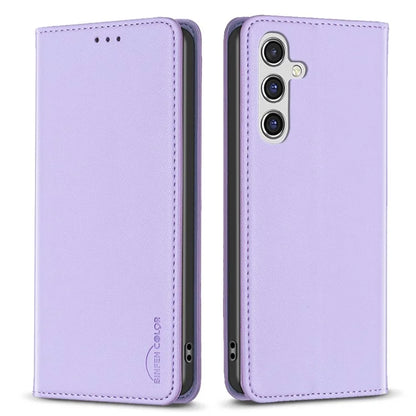 BINFEN COLOR BF18 For Samsung Galaxy A35 5G Case PU Leather Card Holder Cover