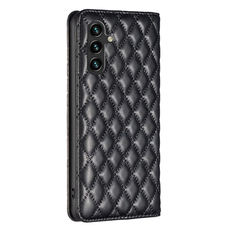BINFEN COLOR BF Style-16 For Samsung Galaxy A35 5G Case Stand Phone Cover with Card Holder