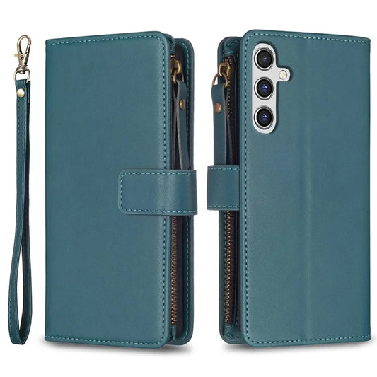 BF Style-19 For Samsung Galaxy A35 5G Case Zipper Pocket Phone Leather Cover