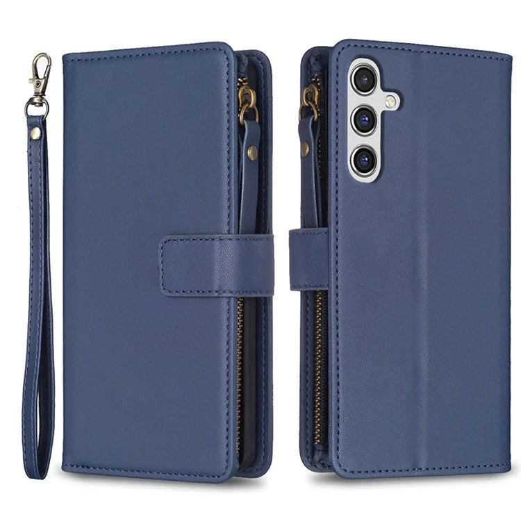 BF Style-19 For Samsung Galaxy A35 5G Case Zipper Pocket Phone Leather Cover