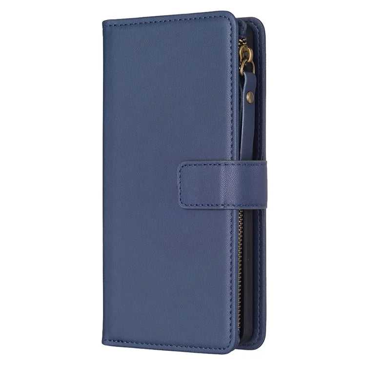 BF Style-19 For Samsung Galaxy A35 5G Case Zipper Pocket Phone Leather Cover