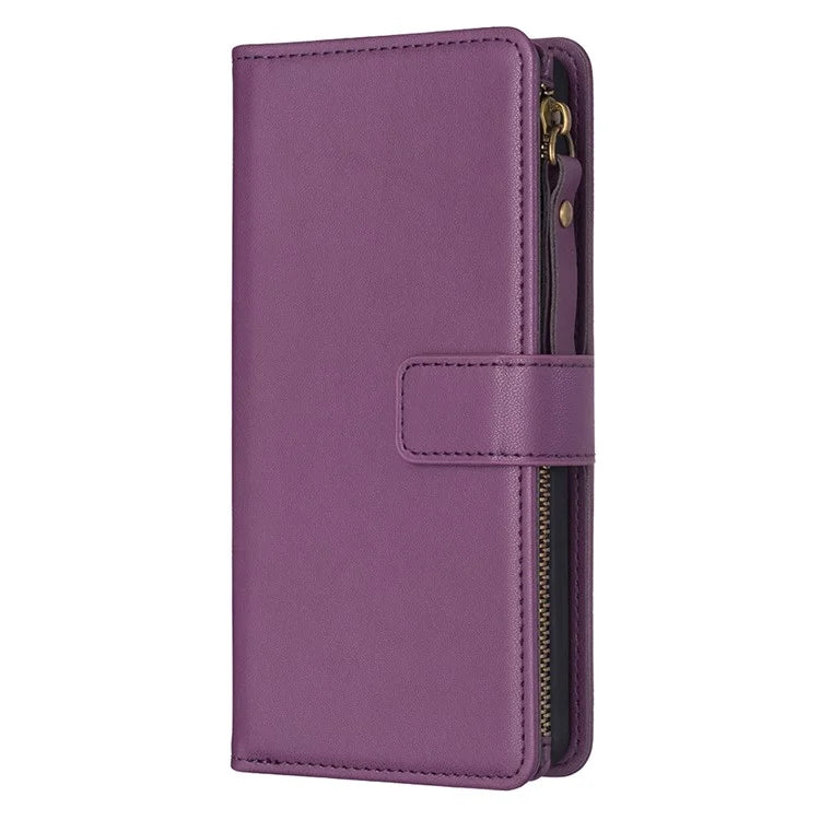 BF Style-19 For Samsung Galaxy A35 5G Case Zipper Pocket Phone Leather Cover