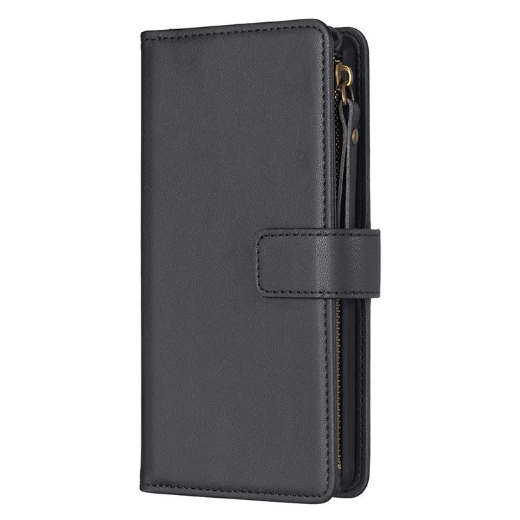 BF Style-19 For Samsung Galaxy A35 5G Case Zipper Pocket Phone Leather Cover