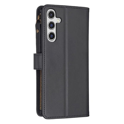 BF Style-19 For Samsung Galaxy A35 5G Case Zipper Pocket Phone Leather Cover