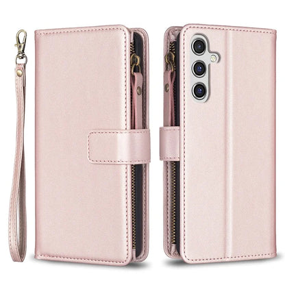 BF Style-19 For Samsung Galaxy A35 5G Case Zipper Pocket Phone Leather Cover