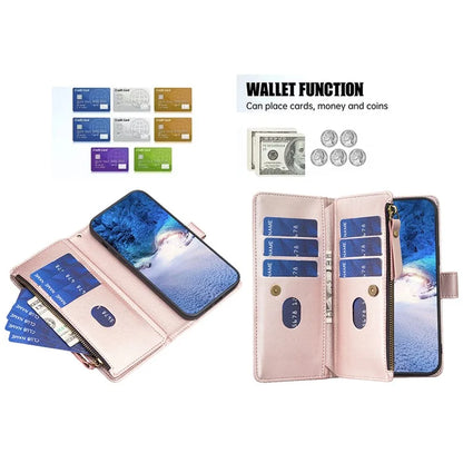 BF Style-19 For Samsung Galaxy A35 5G Case Zipper Pocket Phone Leather Cover