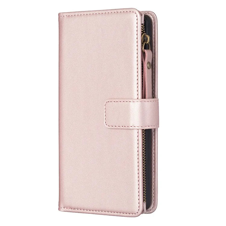 BF Style-19 For Samsung Galaxy A35 5G Case Zipper Pocket Phone Leather Cover