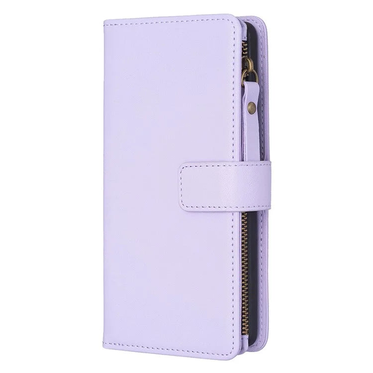 BF Style-19 For Samsung Galaxy A35 5G Case Zipper Pocket Phone Leather Cover