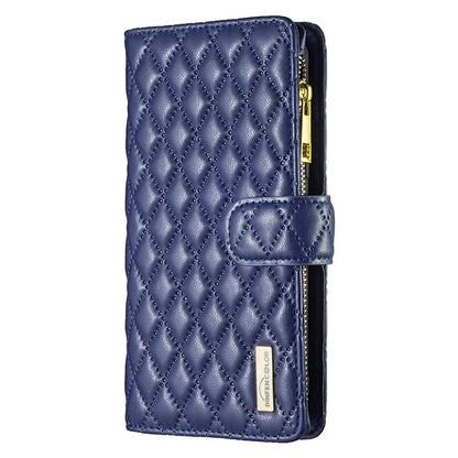 BINFEN COLOR BF Style-15 For Samsung Galaxy A35 5G Case Zipper Pocket Phone Stand Cover