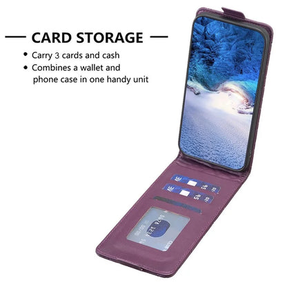 BF30 For Samsung Galaxy A35 5G Case Card Holder Vertical Flip Leather Cover