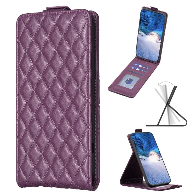 BF30 For Samsung Galaxy A35 5G Case Card Holder Vertical Flip Leather Cover