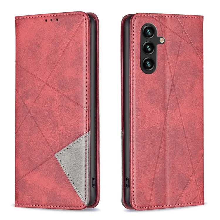 For Samsung Galaxy A35 5G Case Card Holder Magnetic Closing Leather Cover