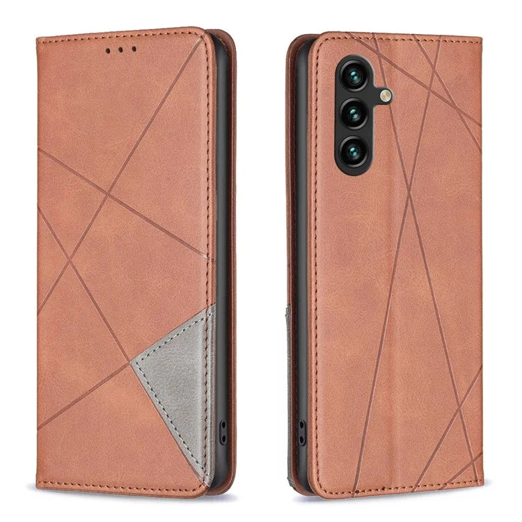 For Samsung Galaxy A35 5G Case Card Holder Magnetic Closing Leather Cover