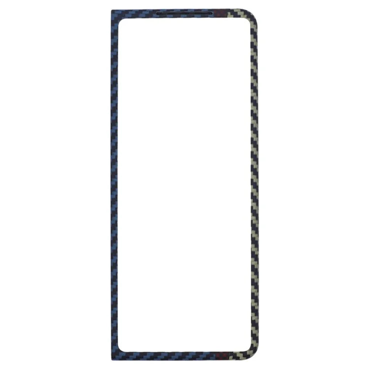 For Samsung Galaxy Z Fold4 5G Case 3-Color Design Aramid Fiber Phone Shell with Big Lens Cutouts