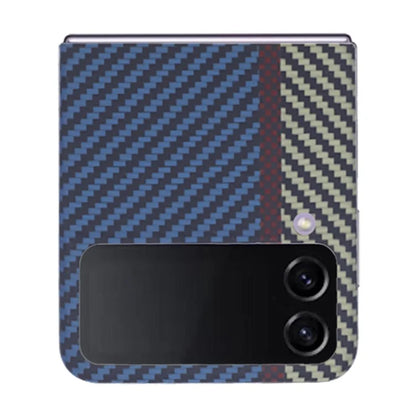 For Samsung Galaxy Z Flip4 5G Case 3-Color Design Shockproof Cover Aramid Fiber Phone Case