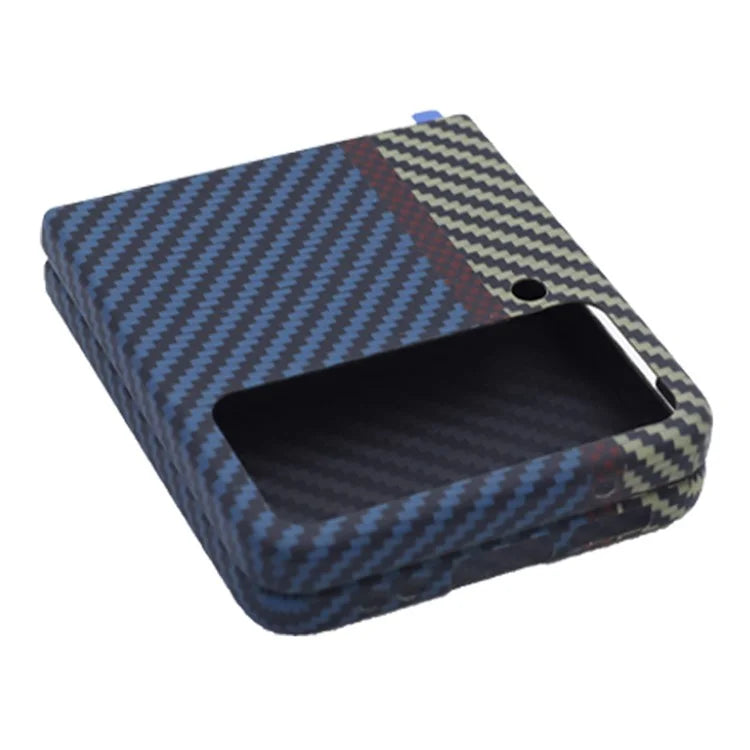 For Samsung Galaxy Z Flip4 5G Case 3-Color Design Shockproof Cover Aramid Fiber Phone Case