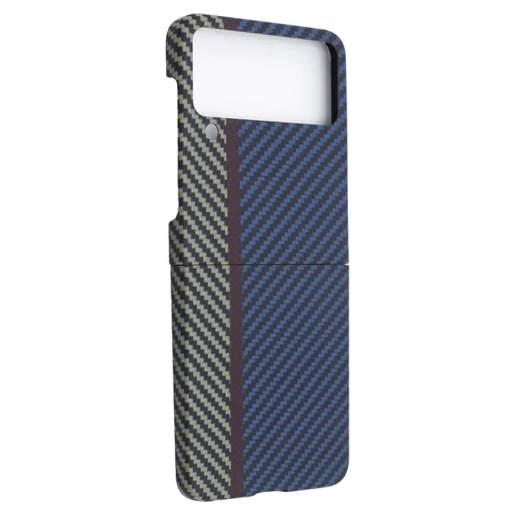 For Samsung Galaxy Z Flip4 5G Case 3-Color Design Shockproof Cover Aramid Fiber Phone Case
