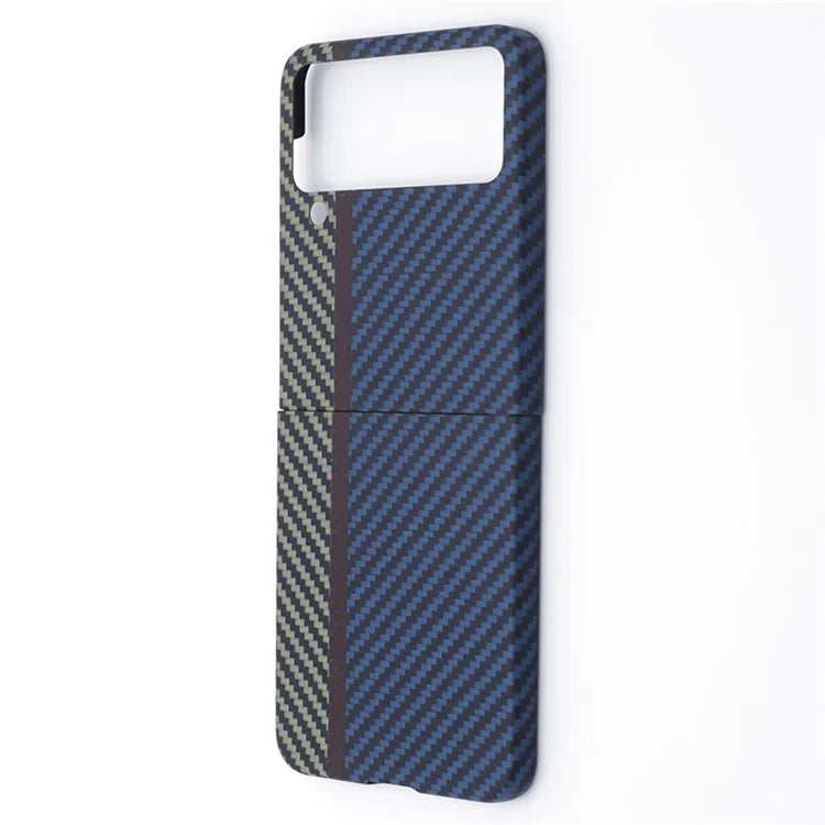 For Samsung Galaxy Z Flip4 5G Case 3-Color Design Shockproof Cover Aramid Fiber Phone Case