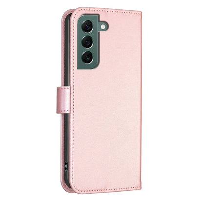 For Samsung Galaxy S22+ 5G Leather Case Clover Pattern Wallet Stand Phone Cover