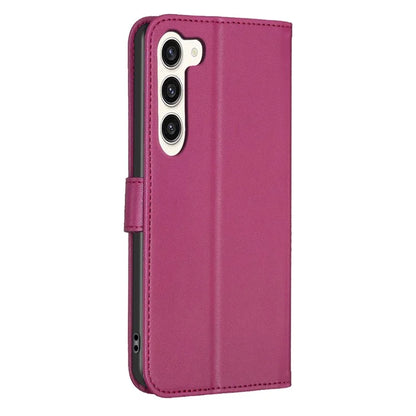 For Samsung Galaxy S24+ Leather Wallet Case Clover Pattern Magnetic Closure Phone Cover