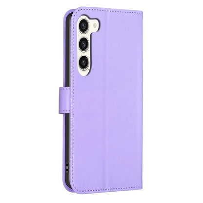 For Samsung Galaxy S24+ Leather Wallet Case Clover Pattern Magnetic Closure Phone Cover
