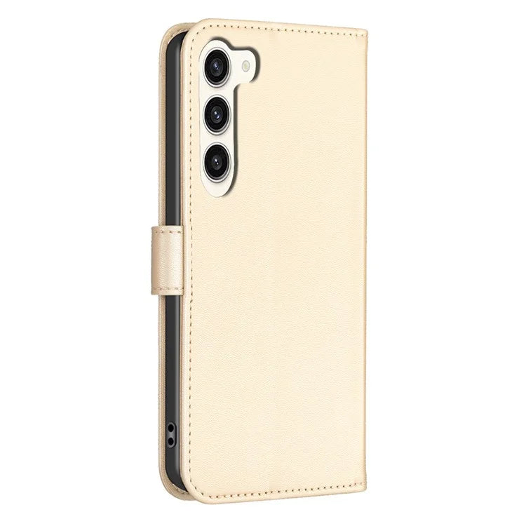 For Samsung Galaxy S24+ Leather Wallet Case Clover Pattern Magnetic Closure Phone Cover