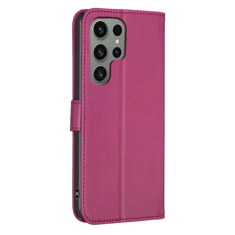 For Samsung Galaxy S23 Ultra Wallet Case Clover Pattern Flip PU Leather Phone Cover