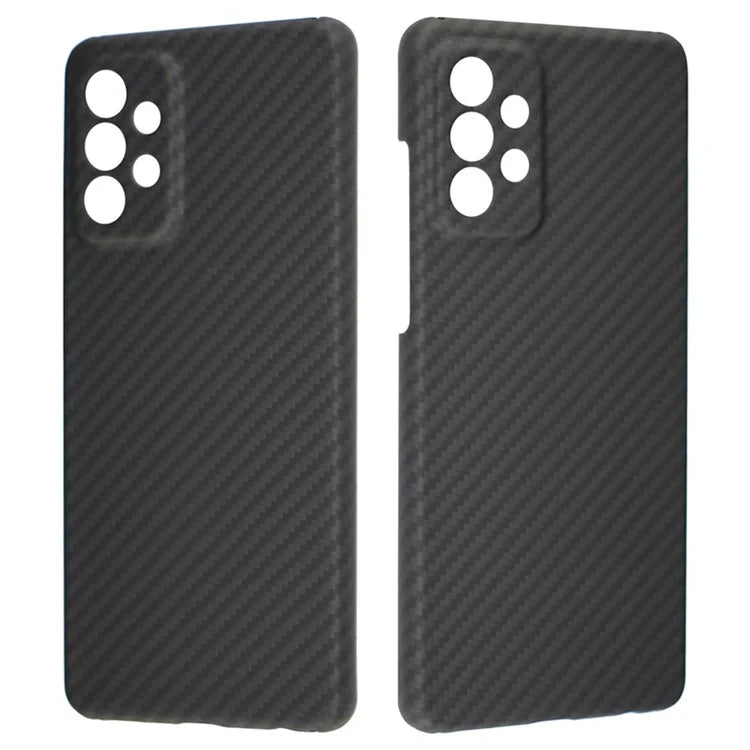 For Samsung Galaxy A73 5G Case Black 1500D Coarse Texture Phone Shell with Precise Cutout