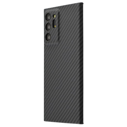 For Samsung Galaxy Note20 Ultra 5G / Note20 Ultra Case Black Aramid Fiber 1500D Coarse Texture Phone Cover