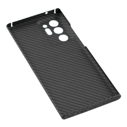 For Samsung Galaxy Note20 Ultra 5G / Note20 Ultra Case Black Aramid Fiber 1500D Coarse Texture Phone Cover