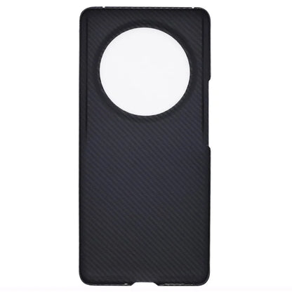 For Xiaomi 13 Ultra Slim Case 600D Fine Textured Aramid Fiber Big Lens Cutouts Black Phone Cover