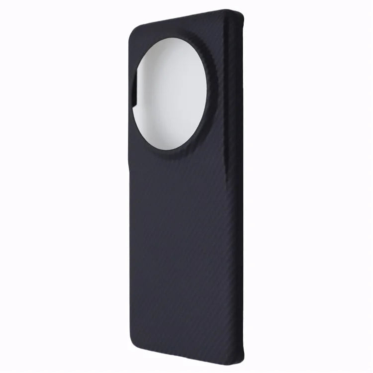 For Xiaomi 13 Ultra Slim Case 600D Fine Textured Aramid Fiber Big Lens Cutouts Black Phone Cover