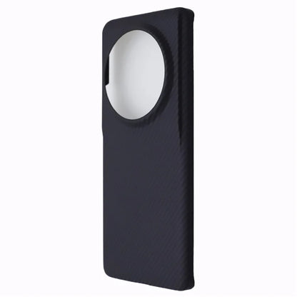 For Xiaomi 13 Ultra Slim Case 600D Fine Textured Aramid Fiber Big Lens Cutouts Black Phone Cover
