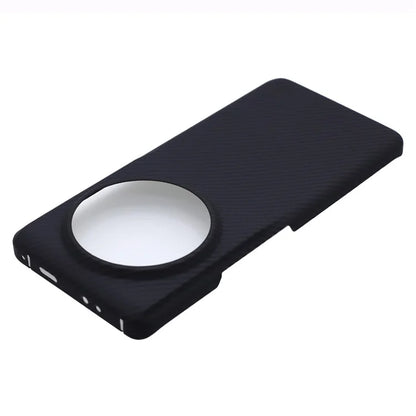 For Xiaomi 13 Ultra Slim Case 600D Fine Textured Aramid Fiber Big Lens Cutouts Black Phone Cover
